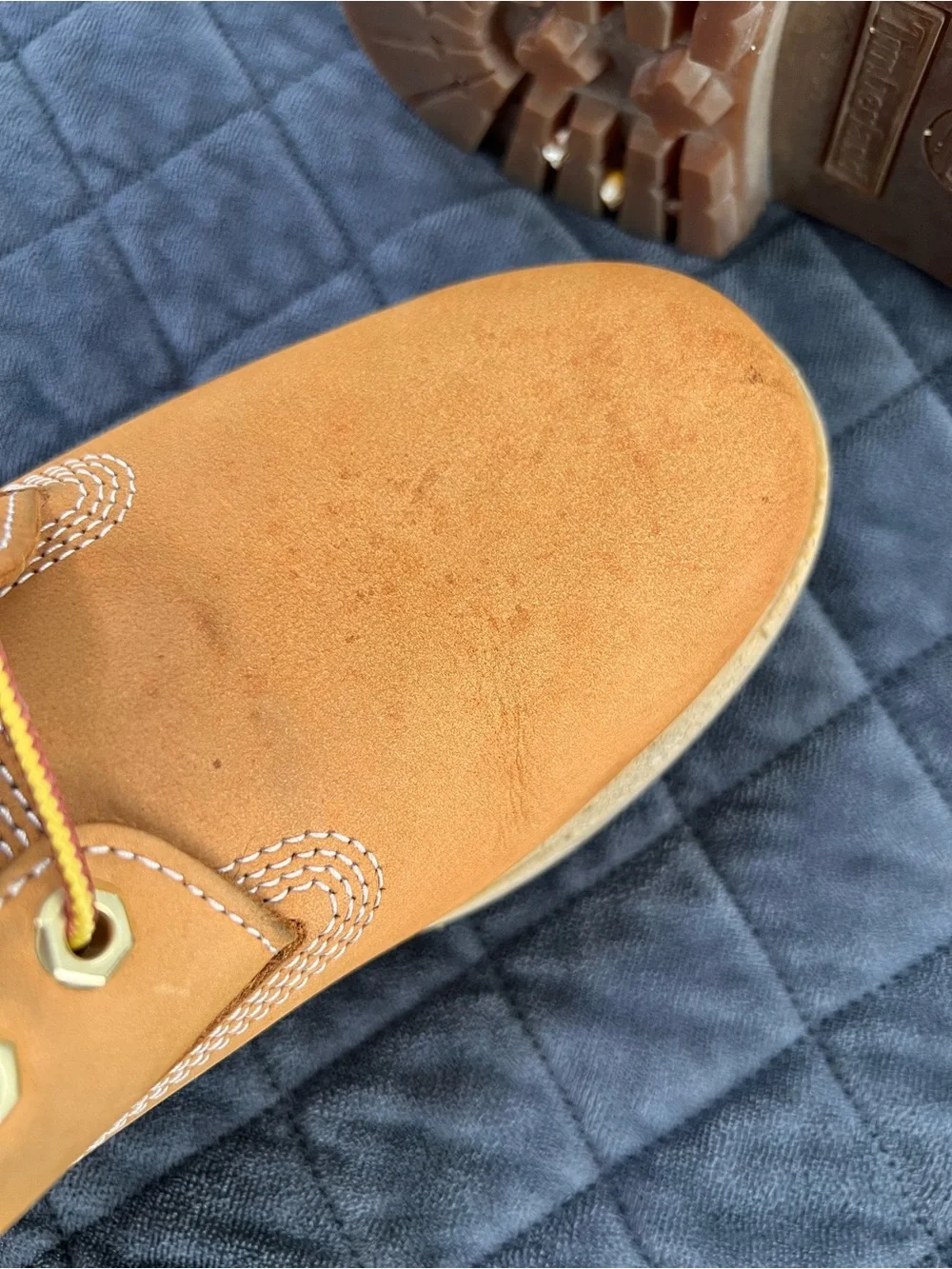 Timberland Boots Shoes Men’s Size 9.5 Wheat Nubuck High Top Lace Up